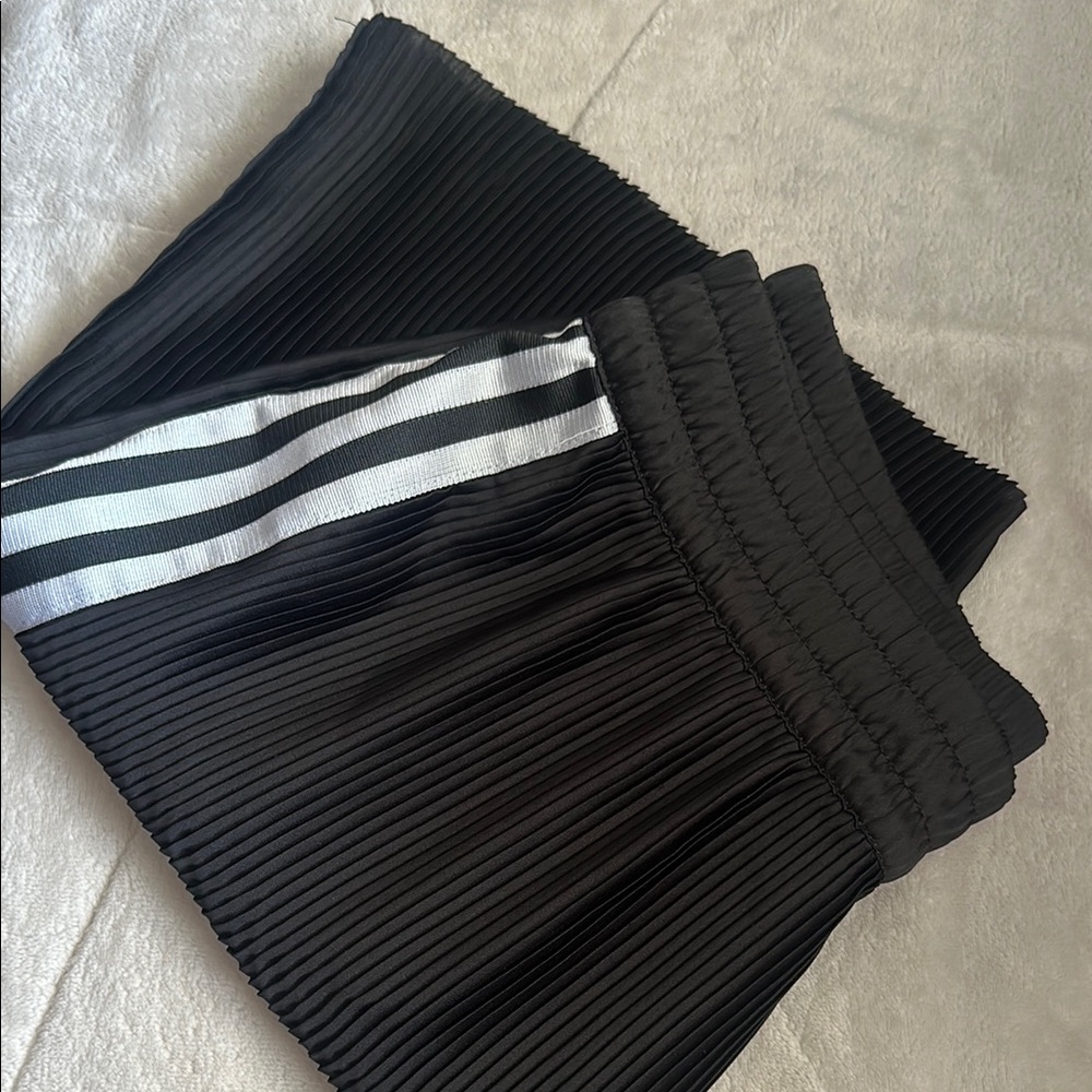 Adidas Skirt - Aritzia Black and White Striped Women's Skirt